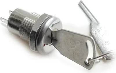 Produktbild von Mini Schlüsselschalter 2 Kontakte 1 Polig 30V 1A Miniaturschalter Drehschalter