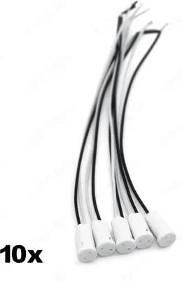 Produktbild von 10 Stück G4 Fassung mit kabel aus Hochwertigem keramik