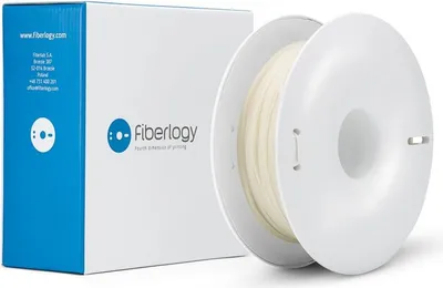Zdjęcie produktu dla Filament Nylon PA12 + GF15 Natural 1,75 mm 0,5kg FIBERLOGY