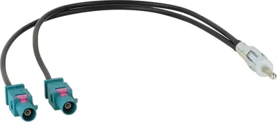 Immagine prodotto di Adattatore antenna Fakra(m)(2x)>DIN(m)
