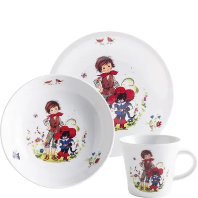 Produktbild von KAHLA Kids Kinderset 3tlg. Gestiefelter Kater
