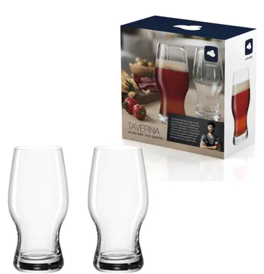 Image de Ensemble de 2 verres Leonardo, modèle Taverna, pour bières artisanales. Capacité : 0,33 L