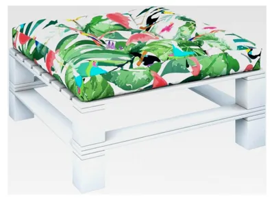Produktbild von Palettenkissen für Palettensofa und Palettenmöbel, Mehrfarbig, 70x70x12 cm, Stoff