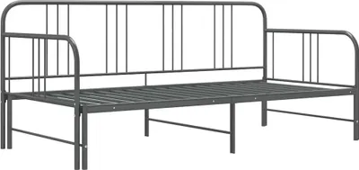 Obrázok produktu pre vidaXL Rozkladacia pohovka Grey Metal 90x200 cm