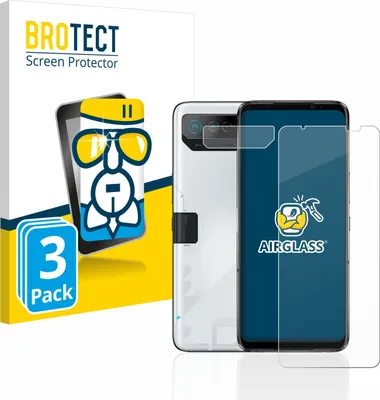 Produktbild von 3x BROTECT Schutzglas für ASUS ROG Phone 7 Ultimate (Display+Kamera) Schutzfolie Panzer Folie Glas Display Schutz klar