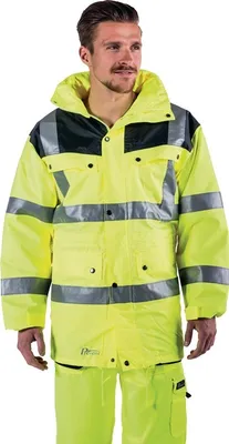 Produktbild von Warnschutzparka Gr.XXL gelb/grau PREVENT
