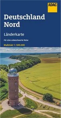 Produktbild von ADAC Länderkarte Deutschland Nord 1:500.000