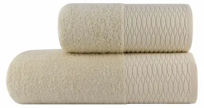 Produktbild von Frottier Handtuch Set Moda 2 tlg. 50x100 und 70x140cm cream