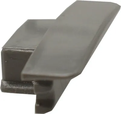 Produktbild von Aluminium U Flügelprofil 1m Länge 17,5 x 7mm