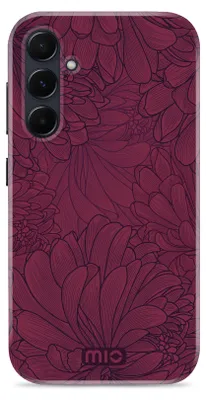 Produktbild von MIO Handyhülle für Samsung Galaxy A55 MagSafe Hülle Hardcase Backcover - Berry Blooms