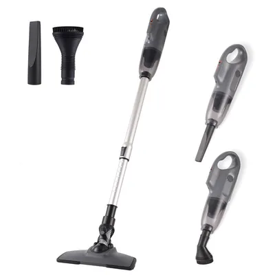 Obrázek produktu pro Akumulátorový vysavač, bezdrátový ruční vysavač, bezsáčkový, hygienický filtr, LED osvětlení, turbo režim, automatické přizpůsobení všem typům podlah