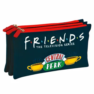 Image de Perona Friends Triple Pochette à crayons Vert Vert One Size