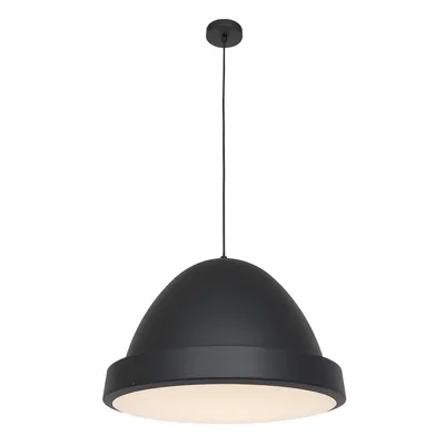 Produktbild von Steinhauer Pendelleuchte Nimbus 1-flammig Mattes Schwarz 50x50cm