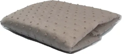 Obrázek produktu pro Organzová tkanina s vyšívanými puntíky, cappuccino, 50 x 150 cm