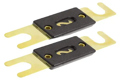 ANL-Sicherung 100 A, 2er-Pack, vergoldet, 32 V