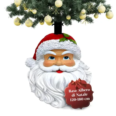 Weihnachtsbaum-Sockel 120-180 cm, handbemalt, Haken Ø 3,7 x 9,5 cm