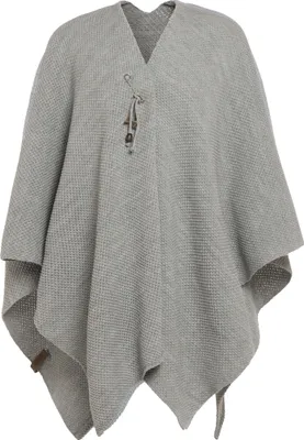 Produktbild von Knit Factory Jazz Poncho Cape - Iced Clay - One Size