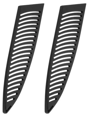 Messerschutzhüllen 2er-Pack, Klingenrandschutz, 20,3 cm, schwarz