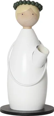 Produktbild von Star Trading 652-96, Leichte Dekorationsfigur, Weiß, IP20, Weiß, 1 Glühbirne(n), E14