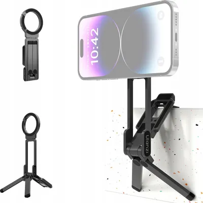 Zdjęcie produktu dla Ulanzi MA38, Szary, Aluminium, 0,45 kg, 180°, 108 g