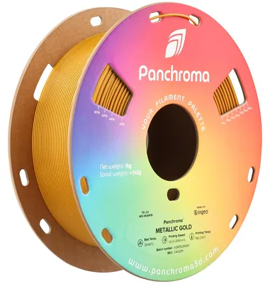 Zdjęcie produktu dla PLA Metaliczne, 1,75 mm, kolor złoty, 1 kg