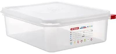 Produktbild von Araven Gastronormbehälter Mit Deckel, Polypropylen, Gn 1/2 (100 Mm)
