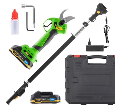 Image de Procraft ES28Li élagueur sans fil 20 V Brushless + 1x batterie 2,0 Ah + chargeur + coffret