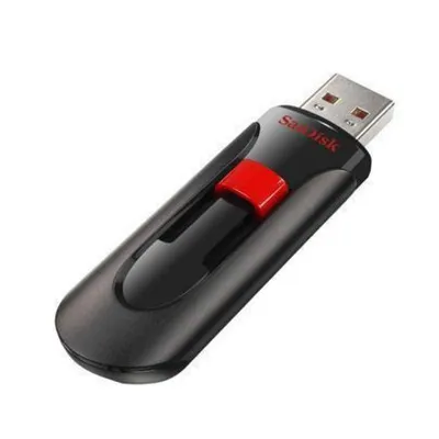 Produktbild von SanDisk Cruzer Glide 128 GB USB 2.0 Flash-Laufwerk - Schwarz, Rot
