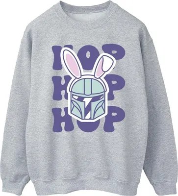 Produktbild von Star Wars - "The Mandalorian Hop Into Easter" Sweatshirt für Herren BI46745 (XXL) (Grau)