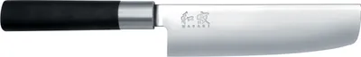 Produktbild von Kai Wasabi Black Nakiri, Messer, Hackmesser, Gemüsemesser, Küchenmesser, Edelstahl, 16.5 cm, 6716N
