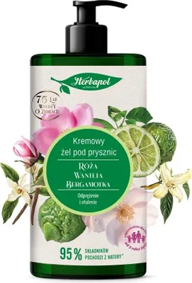 Zdjęcie produktu dla Żel pod prysznic kremowy | róża - wanilia - bergamotka 740 ml