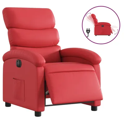 Produktbild von vidaXL Relaxsessel Elektrisch Rot Kunstleder