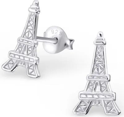 Produktbild von Ohrstecker Eiffelturm Silber Ohrringe