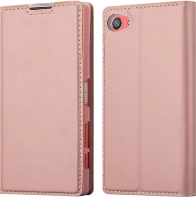 Produktbild von Cadorabo Handyhülle für Sony Xperia Z5 COMPACT Schutz Hülle in Rosa Cover Etui Book Case Booklet