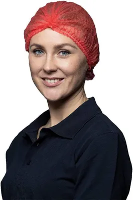 Produktbild von 1000 Klipphauben | Vliesstoff | rot | 52cm | Hauben