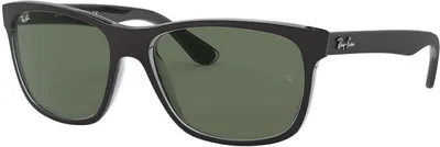Produktbild von Ray-Ban RB4181, Erwachsener, Uni, Quadratisch, Quadratisch, Vollrand, Schwarz