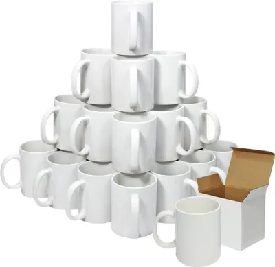 Produktbild von 1440 Keramik Tassen 325ml, Sublimations-Rohlinge für professionelle Projekte, AAA Qualität