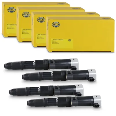Produktbild von HELLA Zündspule 5DA 358 000-411, 12V, 2-polig