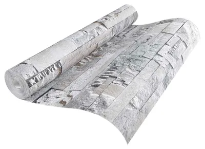 Zdjęcie produktu dla vidaXL Tapeta 3D imitująca kamień, szara, 10 x 0,53 m, na podłożu z włókniny