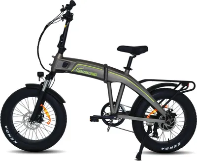 Produktbild von SachsenRAD E-Folding Bike Klapprad F6 Safari 20 Zoll Faltbike StVZO | 85Nm Bafang Geländemotor | Interne Kabelführung | Hochwertige Eloxierung | Ebike