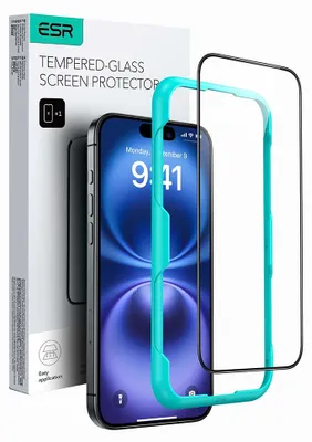 Obrázok produktu pre ESR Tempered Glass – tvrdené sklo na iPhone 16 – priehľadné