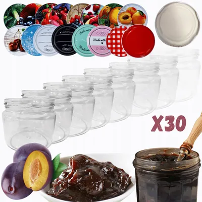 Produktbild von Wamar-Sosenka Glasbehälter 330ml 30er Set mit Deckel