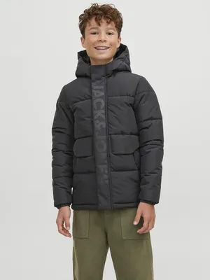 Produktbild von Jack & Jones 12246122_2161_1067640_152, Puffer, Uni, Erwachsener, Polyester, Schwarz