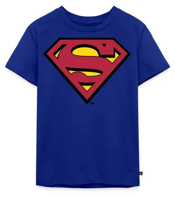 Produktbild von Spreadshirt DC Comics Superman Logo Original Karneval Kinder Premium T-Shirt, 98/104 (2 Jahre), Royalblau