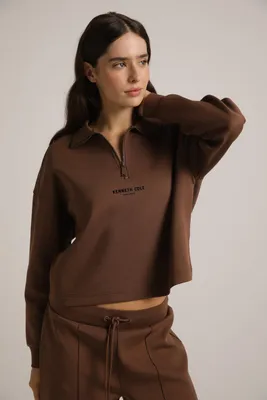 Immagine prodotto di Felpa con mezza zip | Kenneth Cole