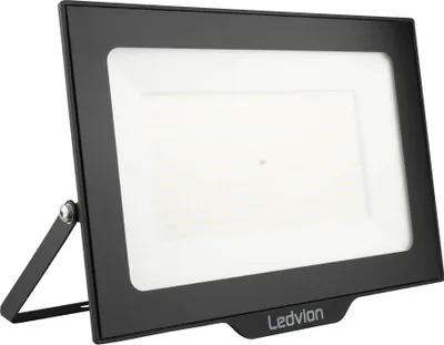 Immagine prodotto di Ledvion - Proiettore LED, cavo da 0,5 m incluso, 200 Watt, 4000K, 24000 lumen, impermeabile IP65, connettore rapido incluso
