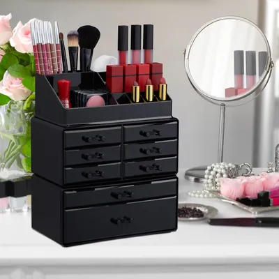 Obrázek produktu pro relaxdays Make-Up-Organizer schwarz