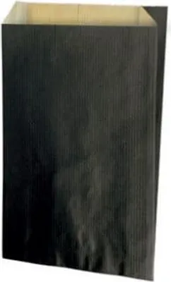 Image de Sac à soufflet Kraft BLACK 160 x 270 + 80 mm