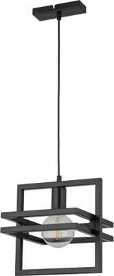 Zdjęcie produktu dla Lampa wisząca dekoracyjna loftowa industrialna czarna Merci 1xE27 15W Sigma Lighting