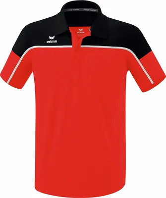 Produktbild von Erima Change By Erima Poloshirt Rot/Schwarz/Weiß